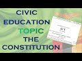 What is a Constitution   Civic Education