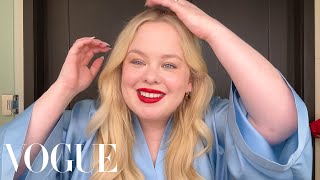 Bridgerton's Nicola Coughlan on Face Sculpting and a Glossy Red Lip | Beauty Sec