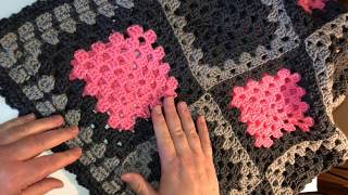 Simple Loop Granny Square Crochet Border