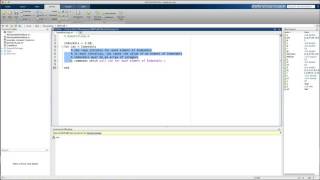 11 - Basic MATLAB for Loops
