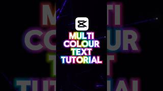 Multi Colour Text Edit Tutorial🤩 |Capcut Tutorial |#capcuttutorial#capcutediting