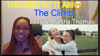 The Climb - Sister Duet  - Lucy & Martha  Thomas 😱😀!! - Reaction!