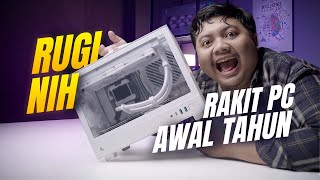 Rakit PC Mini ITX Serba Putih di 2025!!! RUGI Gak NUNGGU RTX 50??