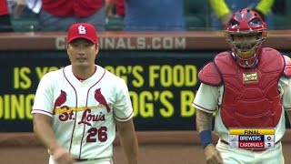 MIL@STL: Oh records his first career save