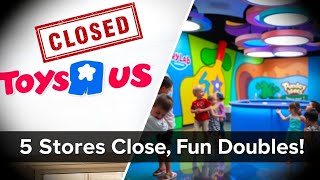 Toys 'R' Us Canada Closing 5 Stores but Adding New Play Spaces \u0026 HMV Expansion! | JUS NOW