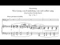 Arnold Schoenberg - 6 Lieder, Op.3 (Audio + Score)