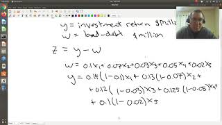 Linear Programming (Investment) Example