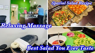 Best salad recipe | Best salad you ever tasted Massage day | Khud ko pamper kerna boohat zaroori ha