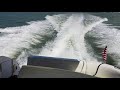 cruisers 460 sea trial in 3 5 foot rollers