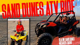 SAND DUNES ATV ADVENTURE at SEALINE SAND DUNES in QATAR  |  TourYes Family Travels