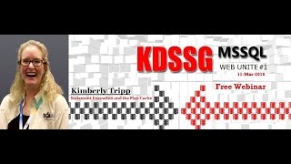 Statement Execution and the Plan Cache Kimberly Tripp KDSSG