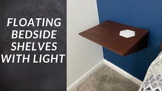 DIY Floating Nightstand With Modern Tech