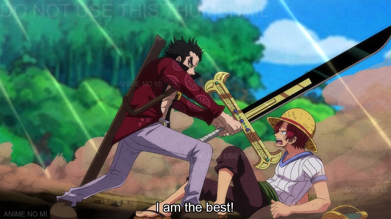 One Piece Mihawk Vs Shanks