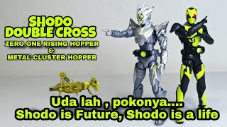 Review Action Figure #141 SHODO DOUBLE CROSS XX KAMEN RIDER ZERO ONE RISING HOPPER \u0026 METAL CLUSTER