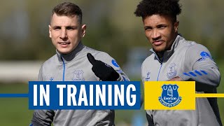 GBAMIN IN CONTENTION AS TOFFEES PREPARE FOR RUN-IN! | EVERTON IN TRAINING