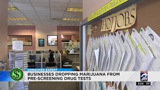 Consumer Headlines:Businesses drop marijuana from pre-screening drug tests