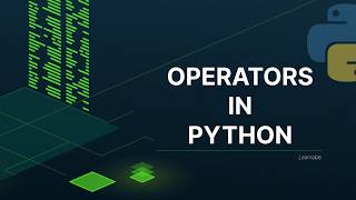 #6 Python Operators in Tamil | Python Tutorial for Beginners | Learnable