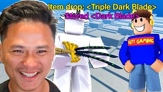 Rip_Indra And Red_Game43 Gave Us A True Triple Dark Blade (Yoru) Blox Fruits