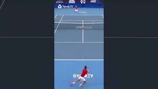 Genius Shapovalov Drop Shot vs Djokovic 👀