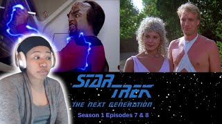 Star Trek: The Next Generation S1 Episodes 1x7-8 | Lonely Among Us | Justice