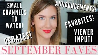 September Favorites 2018 | Monthly Beauty \u0026 Lifestyle Favorites | Updates \u0026 More!