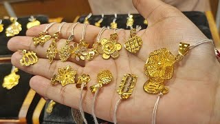 মাত্র ৪ রতি থেকে সোনার লকেট কিনুন😱 | Lightweight Gold Locket Design With Price2023