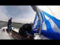 Spinnaker Douse David and Richard Windward Takedown