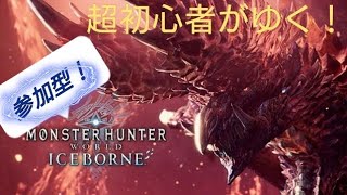 [参加型]　初見さん大歓迎！モンスターハンターアイスボーン！！ひと狩り行こうぜ！！