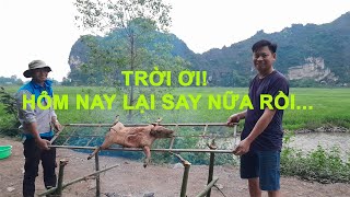 Lợn Rừng Nướng Nguyên Con | Bữa Tối Dân Dã | Dưới Chân Núi | 35 Vlog