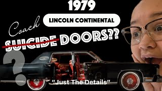 A Walkaround Of My 1979 Lincoln Continental Town Car With Suicide (Coach) Doors #1979lincoln