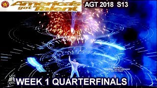 Mochi Diabolo Juggler FASCINATING VISUALS Quarterfinals 1 America's Got Talent 2018 AGT