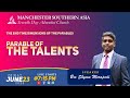 Parable of the Talents (Part 2) | Bro Shyam M | MSASDAC | Vesper Worship | June 23, 2023