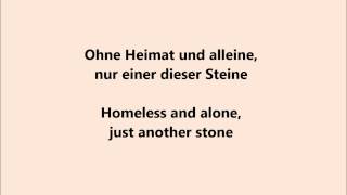 Einer dieser Steine — Sido ft. Mark Forster (English \u0026 German lyrics)