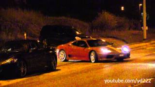 Ferrari Challenge Stradale - Start up and acceleration! 1080p HD