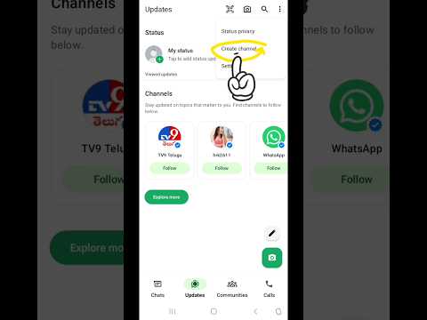 WhatsApp Par Nuevo canal Kaise Create Kara║New 2024 Best Tarika #shortsfeed #tech #short #reels