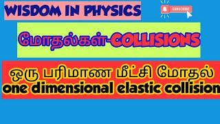 +1|மோதல்கள்|ஒரு பரிமாண மீட்சி மோதல்|ELASTIC COLLISION|#Bala sir