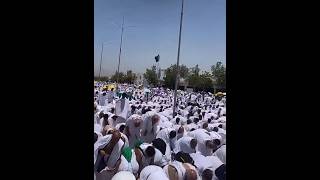 Hujjaj perform Dhuhr and Asr prayers shortened  channel#hajj2023 #Haj #Hajj #Haj2023 #Arafah #Arafat