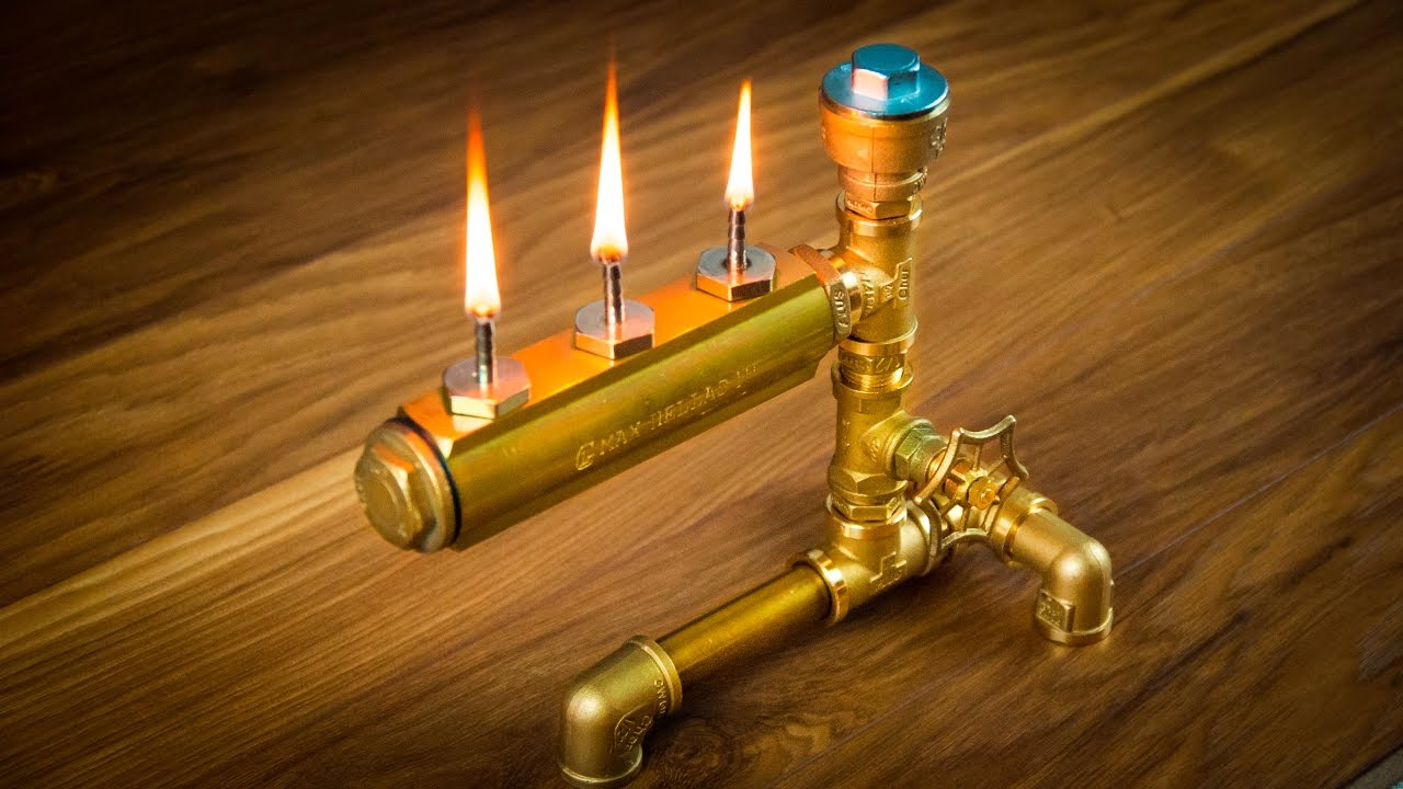Diy Steampunk Industrial Pipe Oil Lamp Youtube
