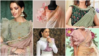 40+ Frill blouse designs | Latest frill blouse design | umbrella sleeves designs| double layer frill