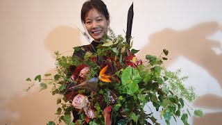 Autumn handtied bouquet 가을 핸드타이드 가을 꽃다발만들기 플로랄 디자인 플로리스트