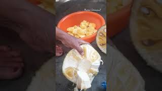 Cara mengupas buah nangka #shortvideo #shorts #short #buah #nangka #viralvideo