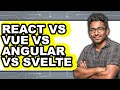 React Vs Vue Vs Angular Vs Svelte - Comparison