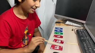 Selection sort | explained by 10 year old | using playing cards