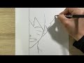 how to draw boruto half face step by step – easy anime drawing tutorial