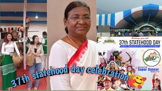 37th Statehood day celebration#Itanagar#President of India smt.Droupadi murmu🥰