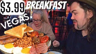 $4 Breakfast Directly on the Las Vegas Strip Cheap Eats Burrito at Blondies  Planet Hollywood BOGO