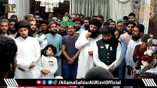 Eid ul Adha pr Allama khadim Hussain Rizvi ki bargah me hazri || Allama Safdar ali Rizvi #eid2022