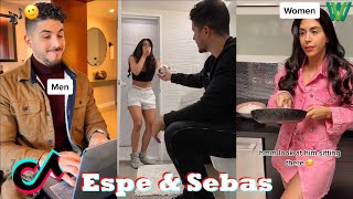 New Espe and Sebas TikTok 2023 | Funny TwoTrends Family Couple Tik Tok Videos 2023
