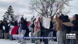 Guilford students protest against ICE