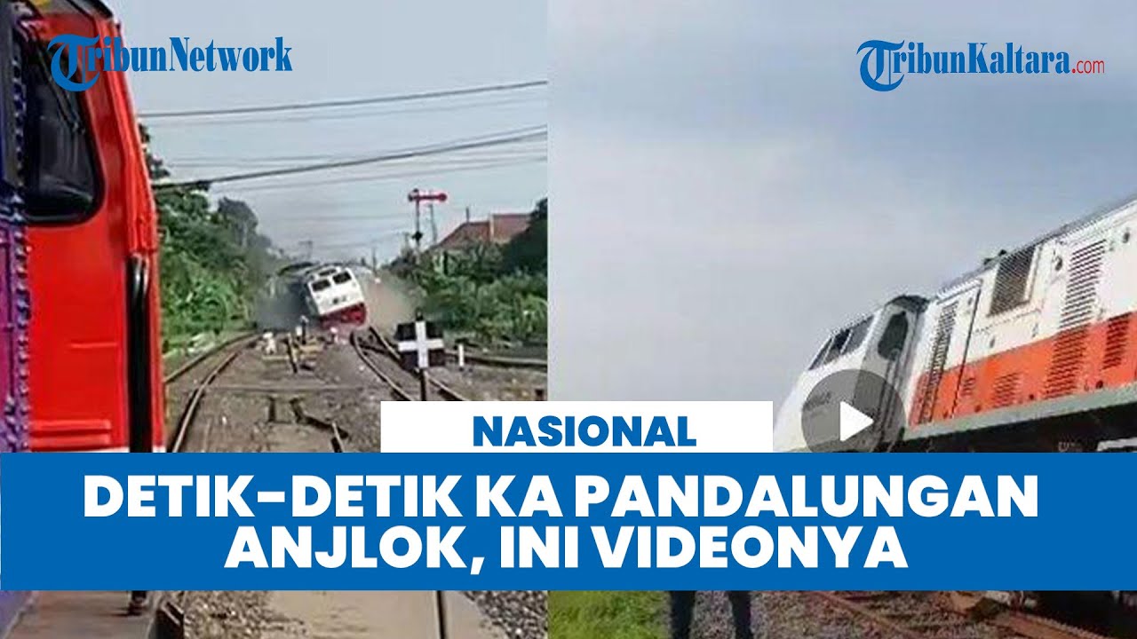 Video DETIK-DETIK KA Pandalungan Gambir - Jember Anjlok Di Tanggulangin ...